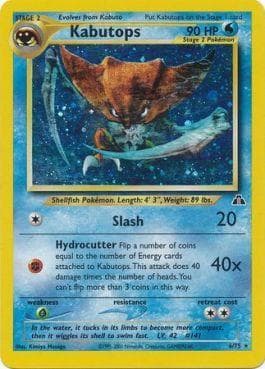 Carta Kabutops 6/75 do set Neo Discovery — Pokémon TCG | Bynx