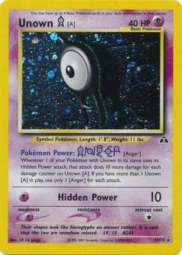 Unown A 14/75 — Neo Discovery