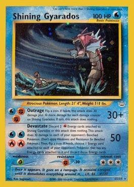 Shining Gyarados 65 — Neo Revelation