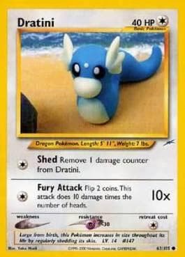 Carta Dratini 63/105 do set Neo Destiny — Pokémon TCG | Bynx