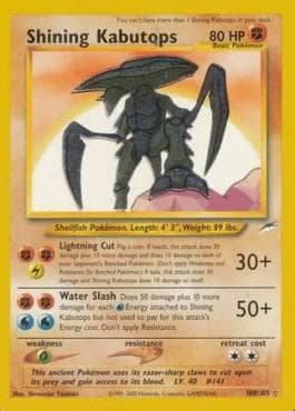 Shining Kabutops 108/105 — Neo Destiny