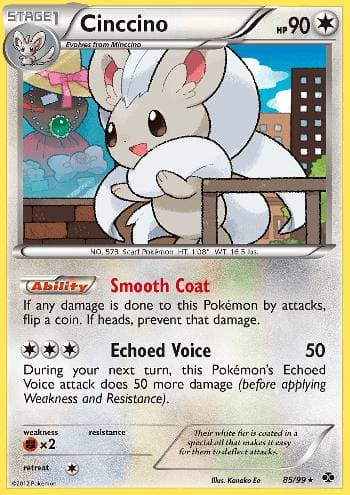 Carta Cinccino 85/99 do set Próximos Destinos — Pokémon TCG | Bynx