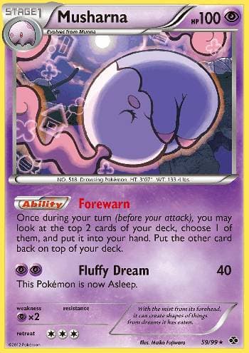 Carta Musharna 59/99 do set Próximos Destinos — Pokémon TCG | Bynx