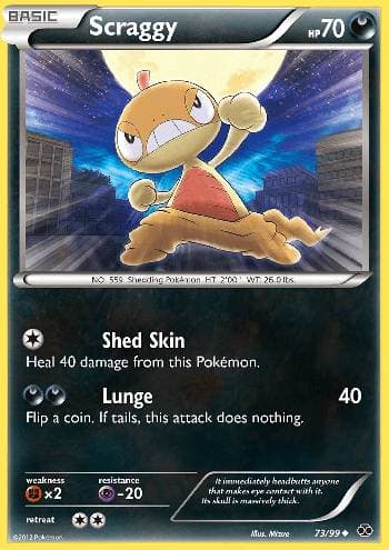 Carta Scraggy 73/99 do set Próximos Destinos — Pokémon TCG | Bynx