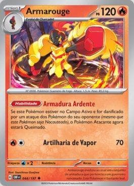Carta Armarouge 044/197 do set Obsidiana em Chamas — Pokémon TCG | Bynx