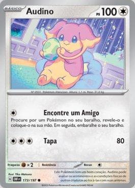 Carta Audino 173/197 do set Obsidiana em Chamas — Pokémon TCG | Bynx