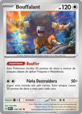 Carta Bouffalant 174/197 do set Obsidiana em Chamas — Pokémon TCG | Bynx