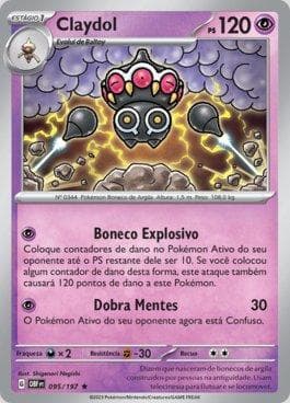 Carta Claydol 095/197 do set Obsidiana em Chamas — Pokémon TCG | Bynx