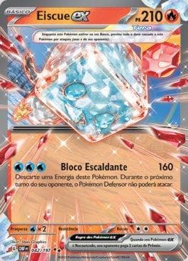 Carta Eiscue ex 042/197 do set Obsidiana em Chamas — Pokémon TCG | Bynx