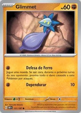 Carta Glimmet 121/197 do set Obsidiana em Chamas — Pokémon TCG | Bynx