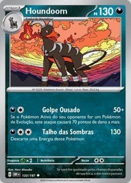 Houndoom 133 — Obsidiana em Chamas