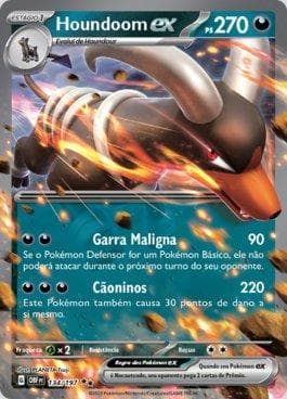 Houndoom ex 134 — Obsidiana em Chamas