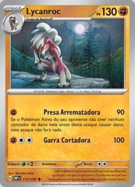 Lycanroc 117 — Obsidiana em Chamas