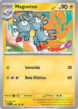 Carta Magneton 064/197 do set Obsidiana em Chamas — Pokémon TCG | Bynx