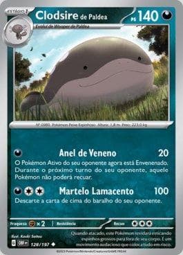 Paldean Clodsire 128/197 — Obsidiana em Chamas