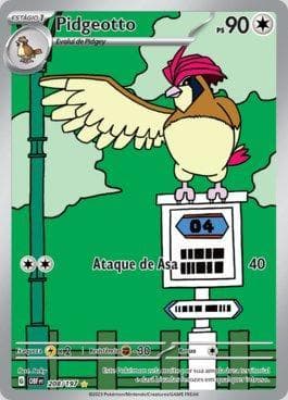 Carta Pidgeotto 208/197 do set Obsidiana em Chamas — Pokémon TCG | Bynx