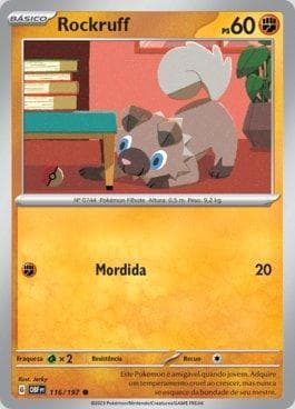 Rockruff 116 — Obsidiana em Chamas