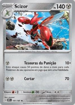 Scizor 141 — Obsidiana em Chamas