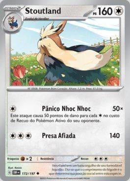 Carta Stoutland 172/197 do set Obsidiana em Chamas — Pokémon TCG | Bynx