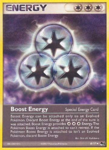 Carta Boost Energy 8/17 do set POP Series 5 — Pokémon TCG | Bynx