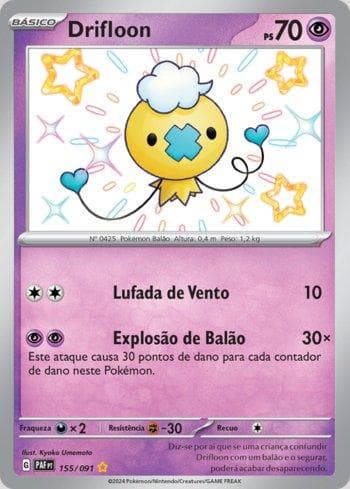 Carta Drifloon 155/91 do set Destinos de Paldea — Pokémon TCG | Bynx