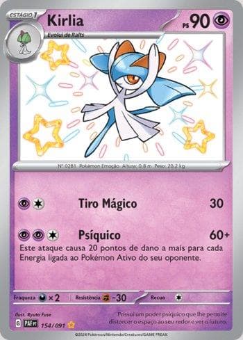 Carta Kirlia 154/91 do set Destinos de Paldea — Pokémon TCG | Bynx