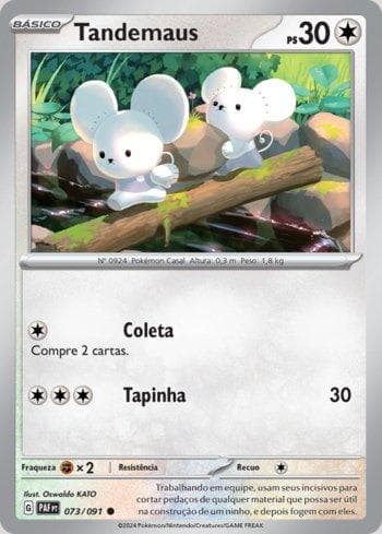 Carta Tandemaus 073/91 do set Destinos de Paldea — Pokémon TCG | Bynx
