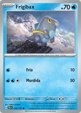 Frigibax 058 — Evoluções em Paldea