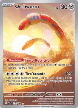 Carta Orthworm 224/193 do set Evoluções em Paldea — Pokémon TCG | Bynx
