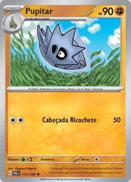 Carta Pupitar 111/193 do set Evoluções em Paldea — Pokémon TCG | Bynx