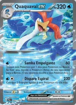 Carta Quaquaval ex 052/193 do set Evoluções em Paldea — Pokémon TCG | Bynx