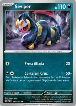 Carta Seviper 137/193 do set Evoluções em Paldea — Pokémon TCG | Bynx