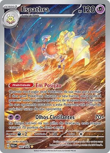 Carta Espathra 197/182 do set Fenda Paradoxal — Pokémon TCG | Bynx