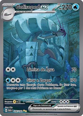 Carta Golisopod ex 246/182 do set Fenda Paradoxal — Pokémon TCG | Bynx