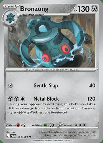 Carta Bronzong 064/84 do set Pitch Black — Pokémon TCG | Bynx