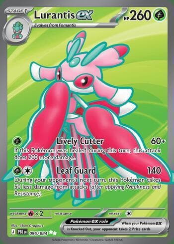 Carta Lurantis ex 096/84 do set Pitch Black — Pokémon TCG | Bynx