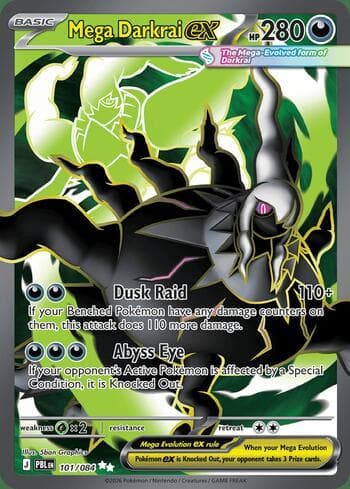 Mega Darkrai ex 101 — Pitch Black