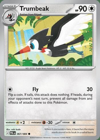 Carta Trumbeak 067/84 do set Pitch Black — Pokémon TCG | Bynx