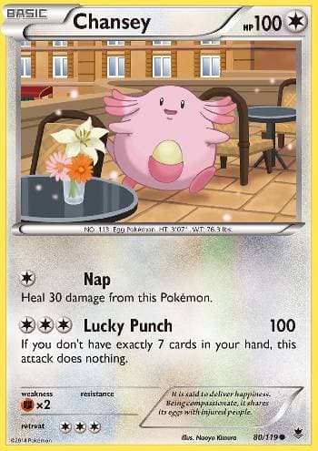 Chansey 80 — Força Fantasma