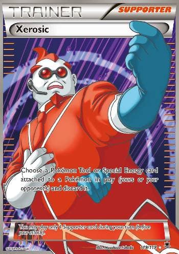 Carta Xerosic 119/119 do set Força Fantasma — Pokémon TCG | Bynx