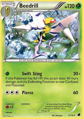Beedrill 3 — Congelamento de Plasma
