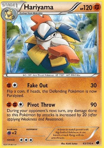 Hariyama 063/116 — Congelamento de Plasma