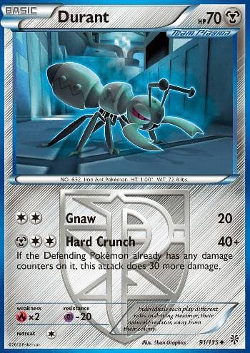 Carta Durant 91/135 do set Tempestade de Plasma — Pokémon TCG | Bynx