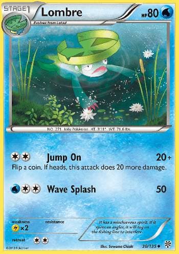 Carta Lombre 30/135 do set Tempestade de Plasma — Pokémon TCG | Bynx