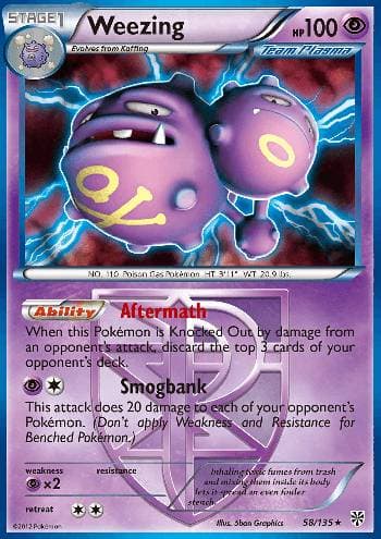 Weezing 58 — Tempestade de Plasma