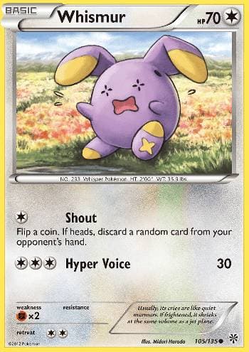 Whismur 105 — Tempestade de Plasma