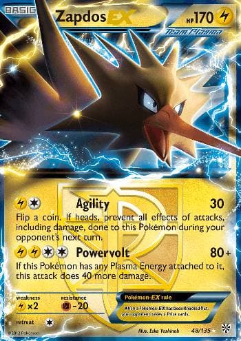 Zapdos-EX 48 — Tempestade de Plasma