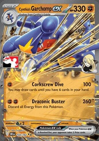 Cynthia's Garchomp ex 104b — Coleção BR — PPP8
