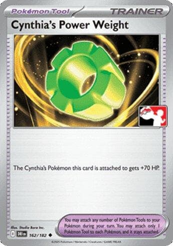 Carta Cynthia's Power Weight 162/90 do set Coleção BR — PPP8 — Pokémon TCG | Bynx