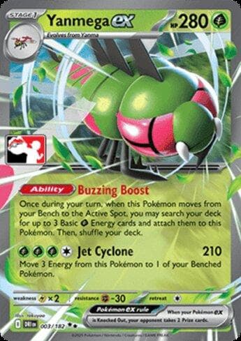 Carta Yanmega ex 003c/90 do set Coleção BR — PPP8 — Pokémon TCG | Bynx